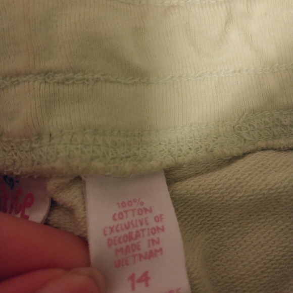 HP yellow green shorts girls juniors size 14 - Picture 3 of 5